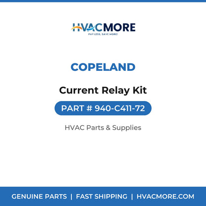 Copeland Current Relay Kit 940-C411-72