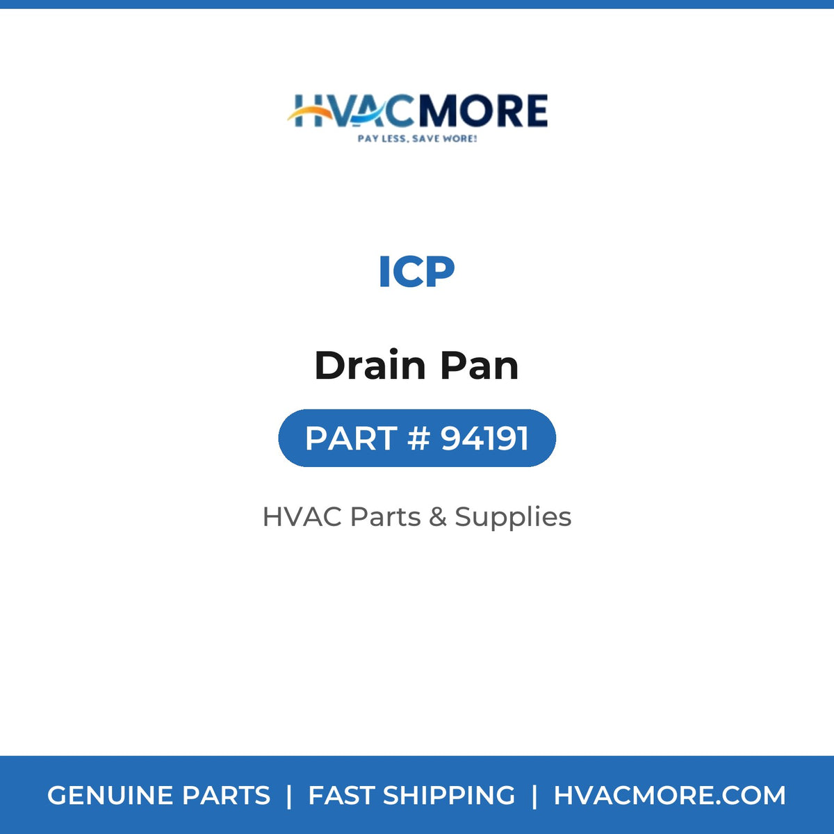 ICP Drain Pan 94191