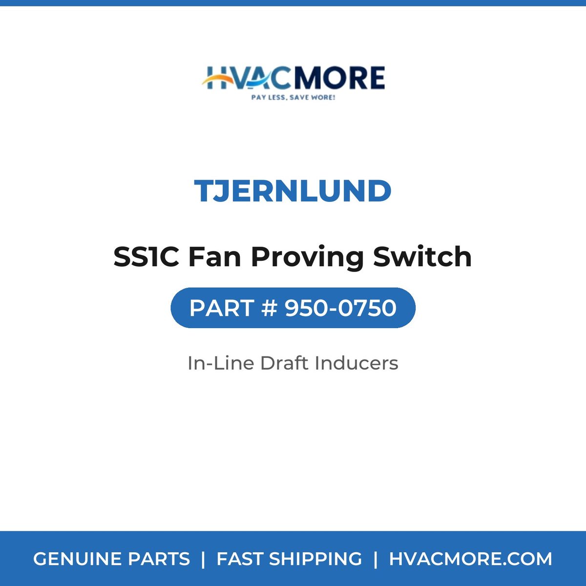 Tjernlund SS1C Fan Proving Switch 950-0750