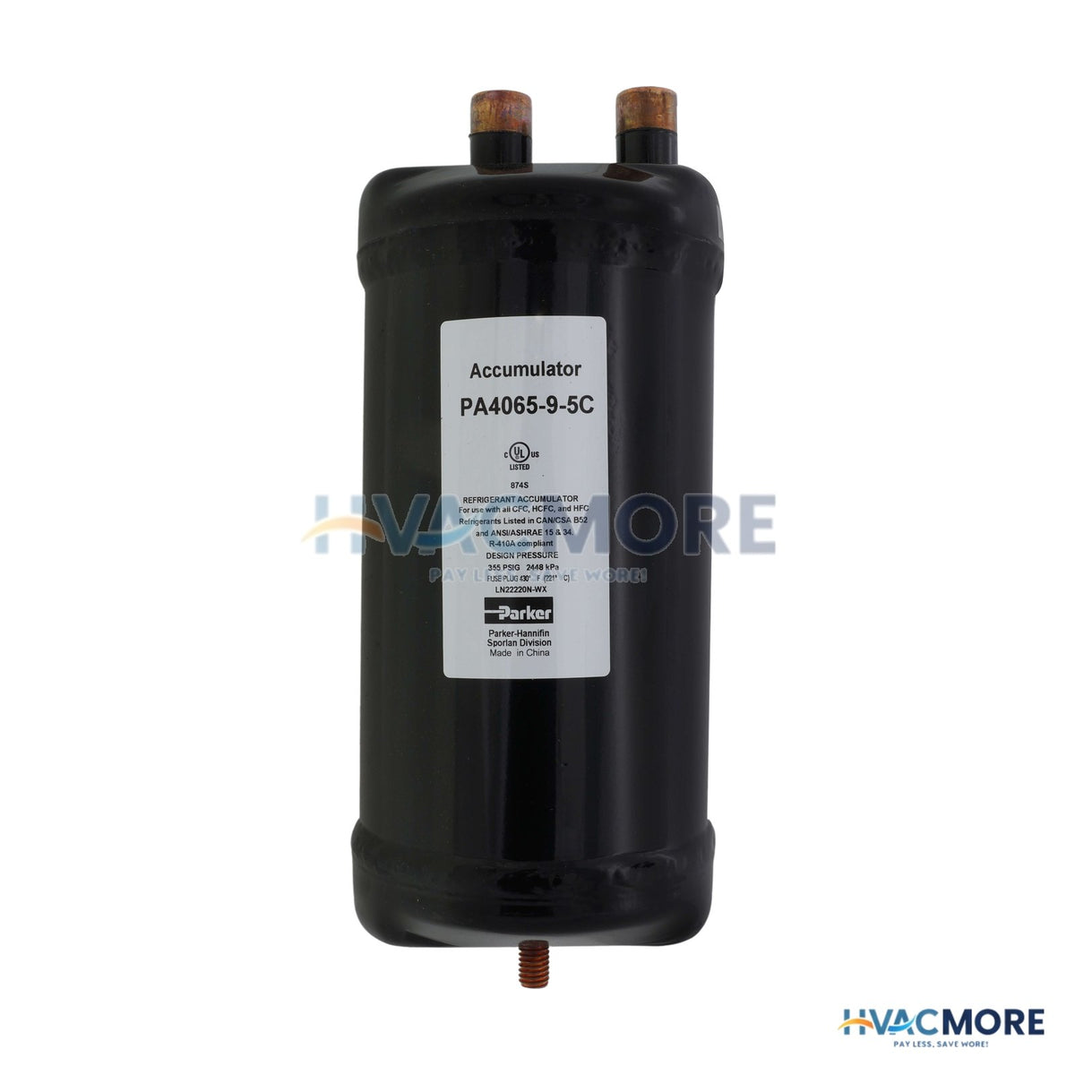 Parker Hannifin 5/8" ODF PA4065-9-5C Suction Line Accumulator 960119