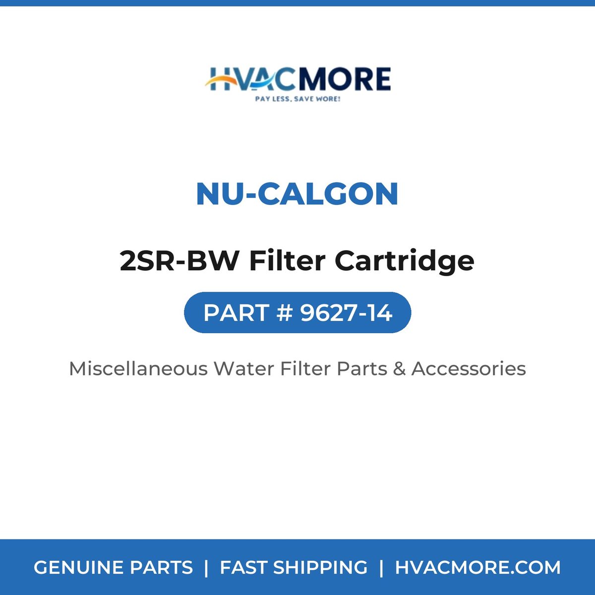 Nu-Calgon 2SR-BW Filter Cartridge 9627-14