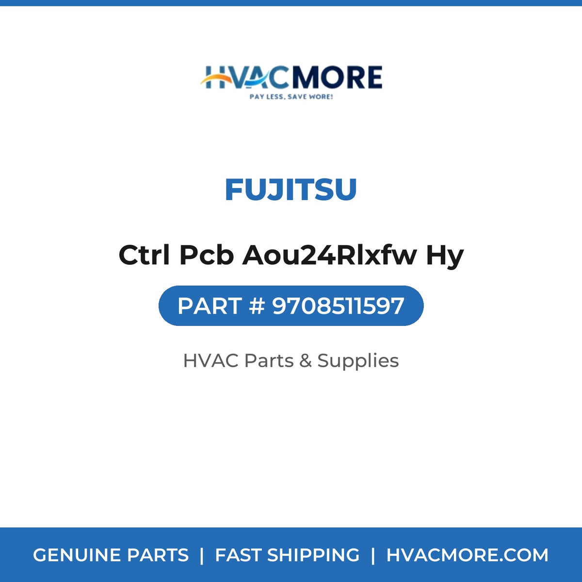 Fujitsu Ctrl Pcb Aou24Rlxfw Hy 9708511597