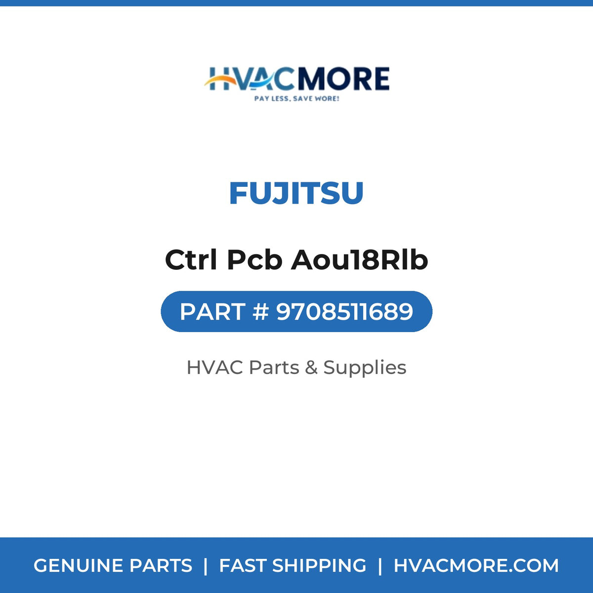 Fujitsu Ctrl Pcb Aou18Rlb 9708511689