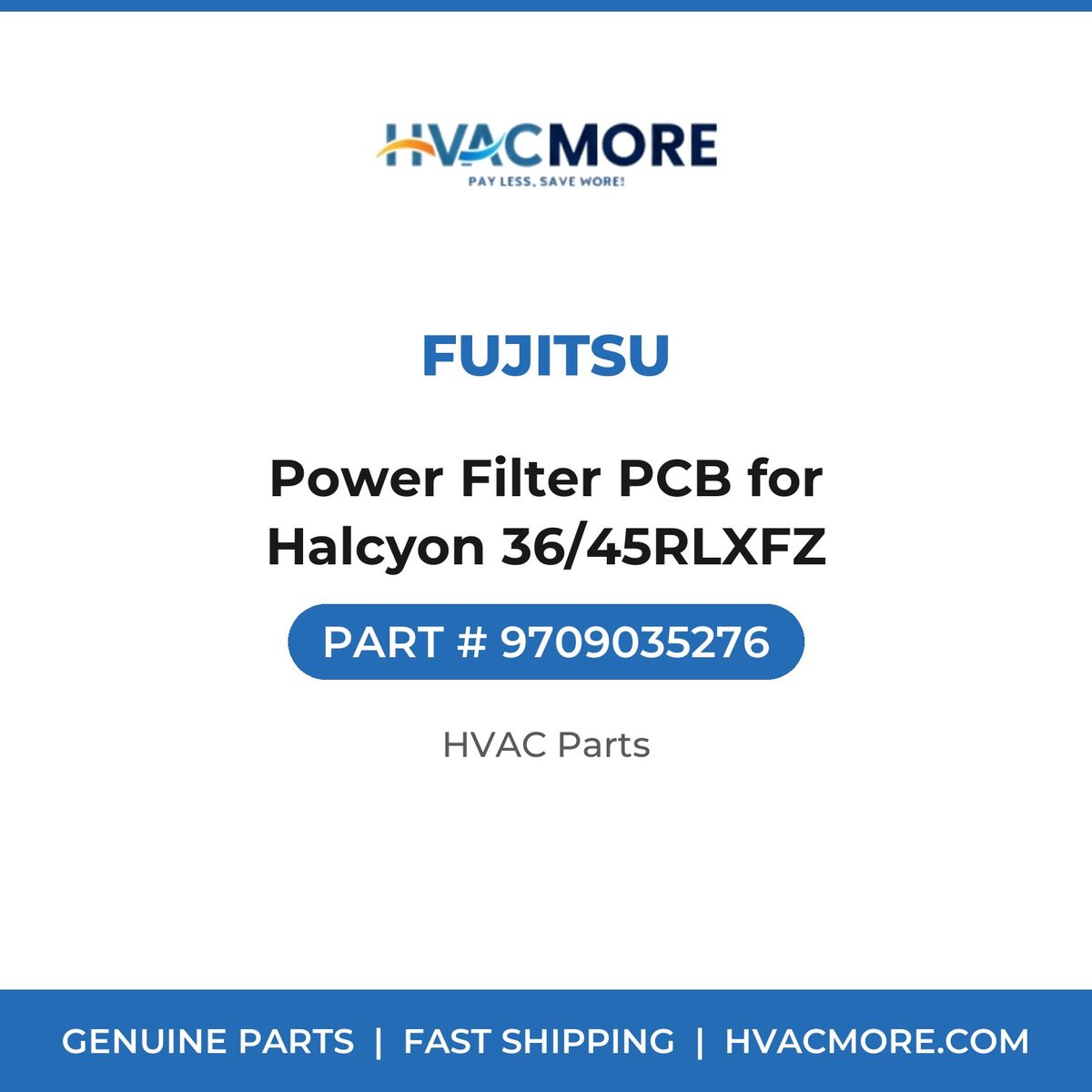 Fujitsu Power Filter PCB for Halcyon 36/45RLXFZ 9709035276