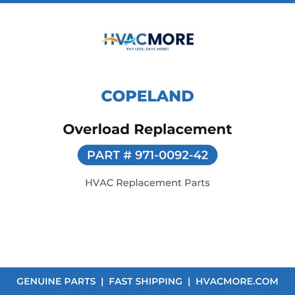 Copeland Overload Replacement 971-0092-42