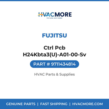 Fujitsu Ctrl Pcb H24Kbta3(U)-A01-00-Sv 9711434814