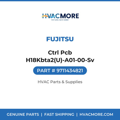 Fujitsu Ctrl Pcb H18Kbta2(U)-A01-00-Sv 9711434821