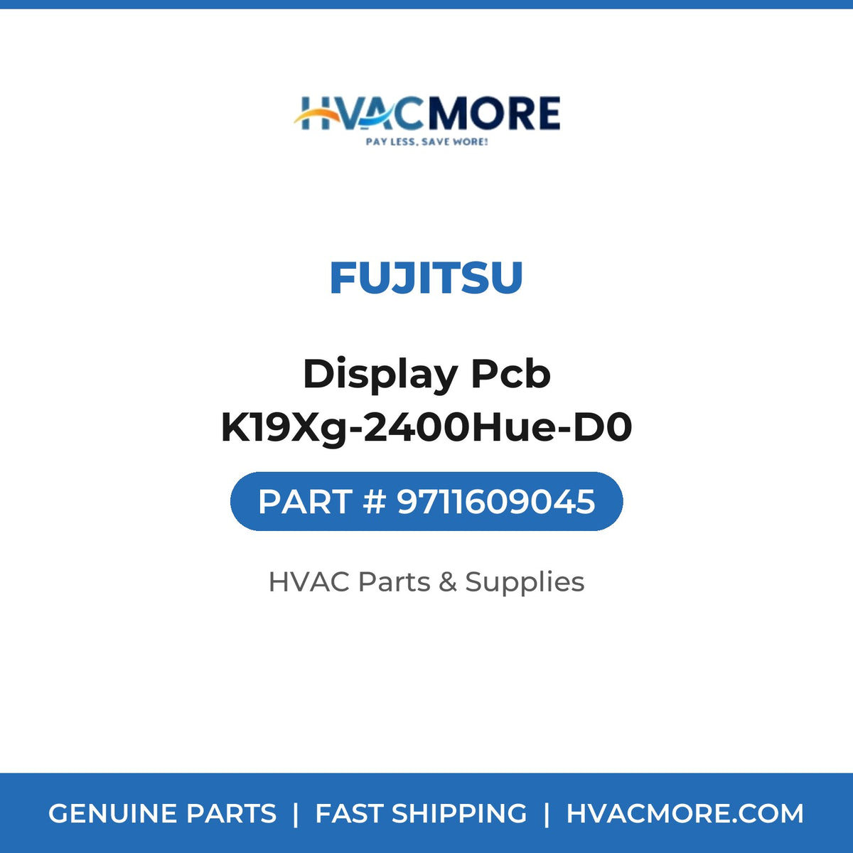 Fujitsu Display Pcb K19Xg-2400Hue-D0 9711609045