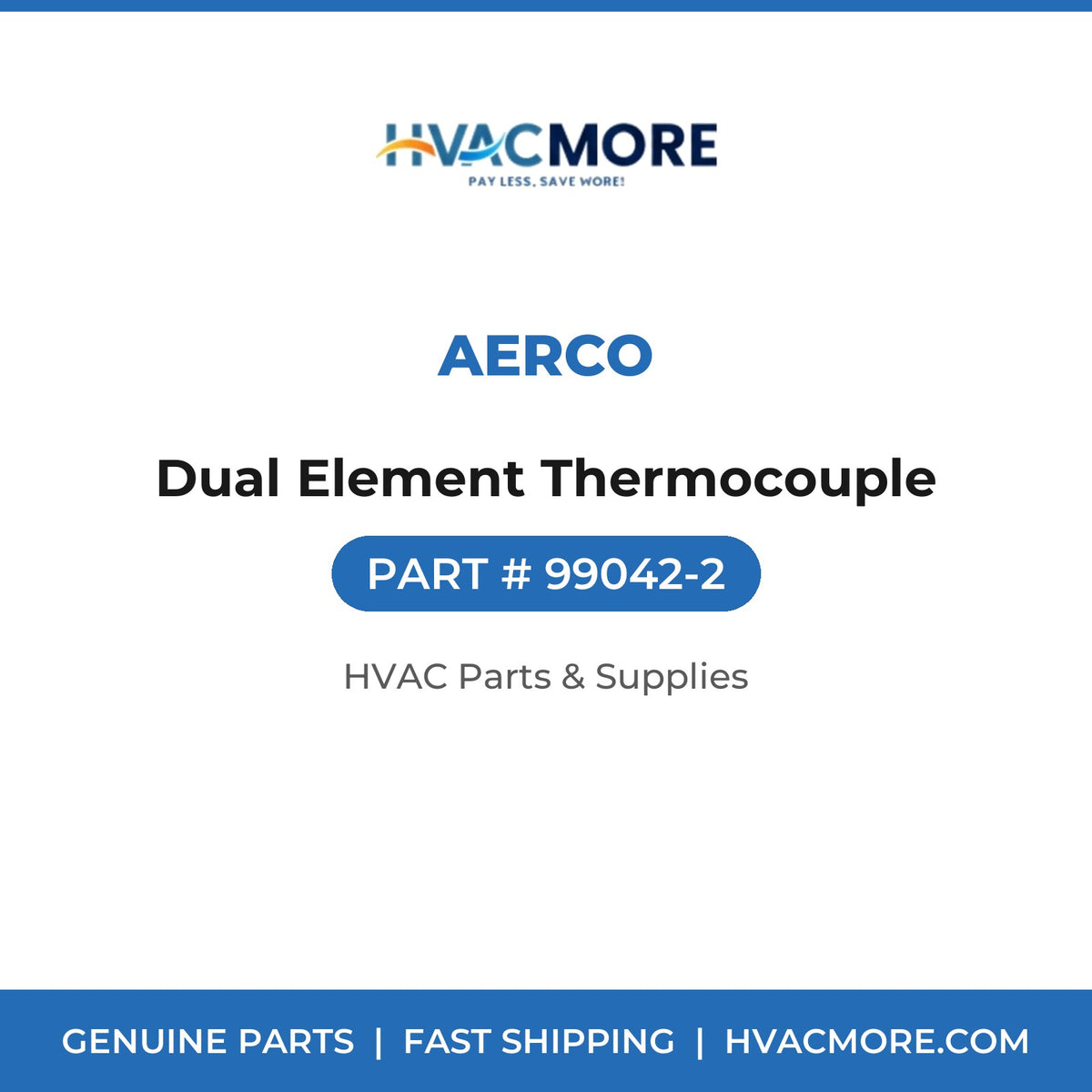 AERCO Dual Element Thermocouple 99042-2