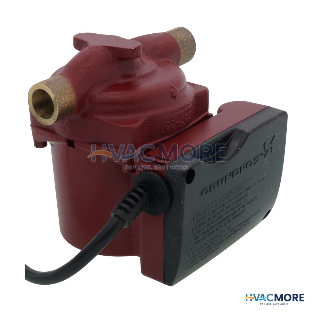 Grundfos 1/2" Sweat UP15-10B5/TLC 1-SPEED Bronze Circulator Pump, 115V, 1/25 HP 99452454