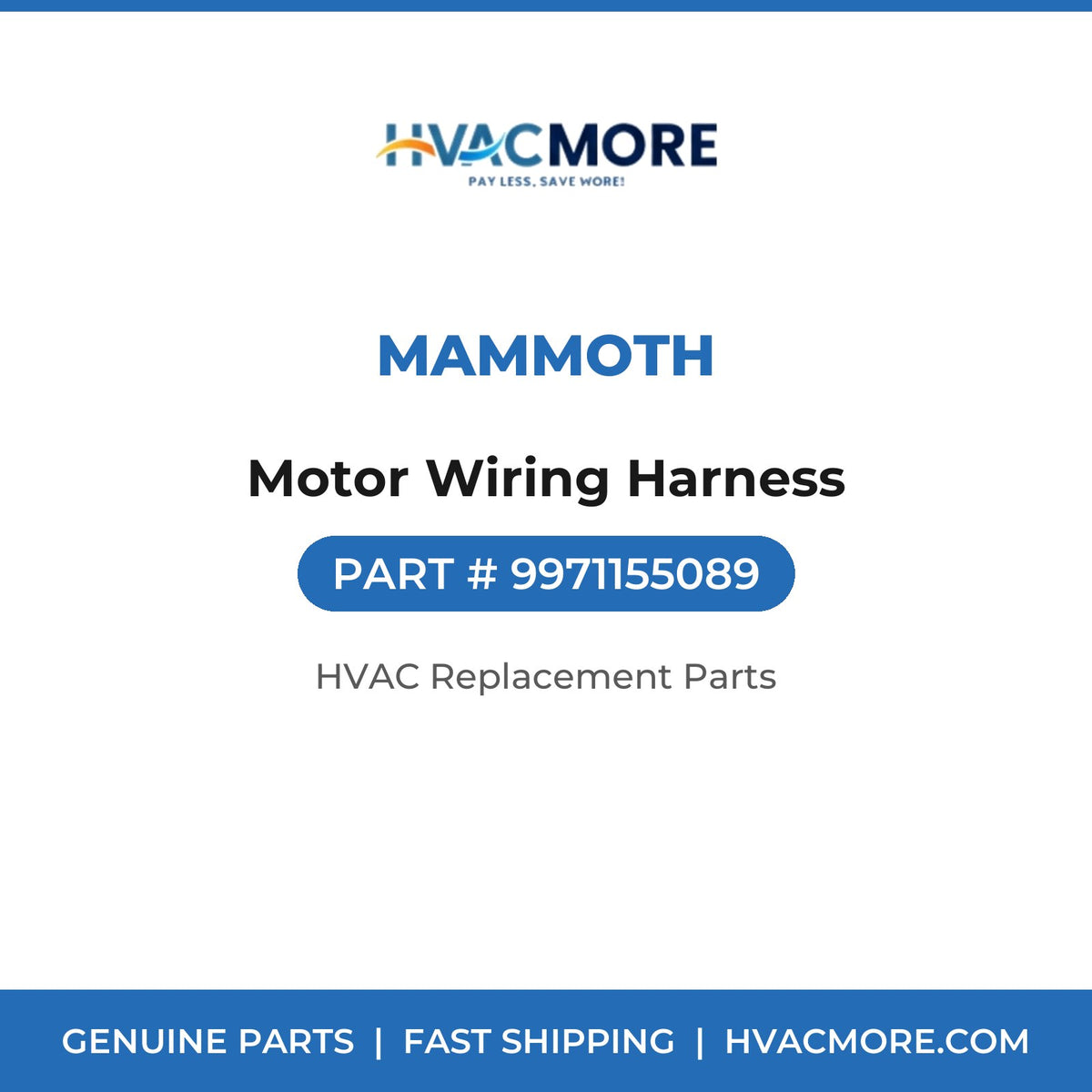 Mammoth Motor Wiring Harness 9971155089