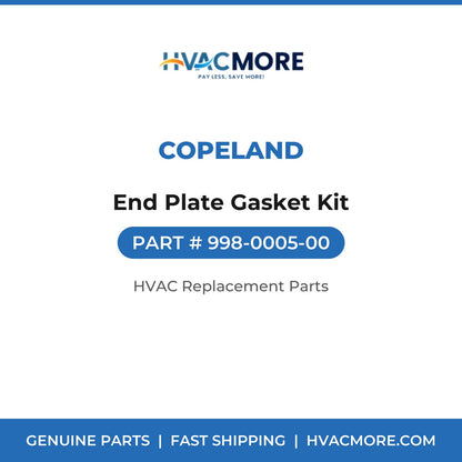 Copeland End Plate Gasket Kit 998-0005-00