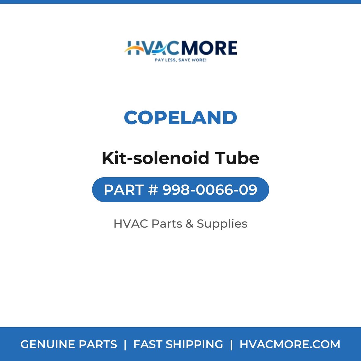 Copeland Kit-solenoid Tube 998-0066-09