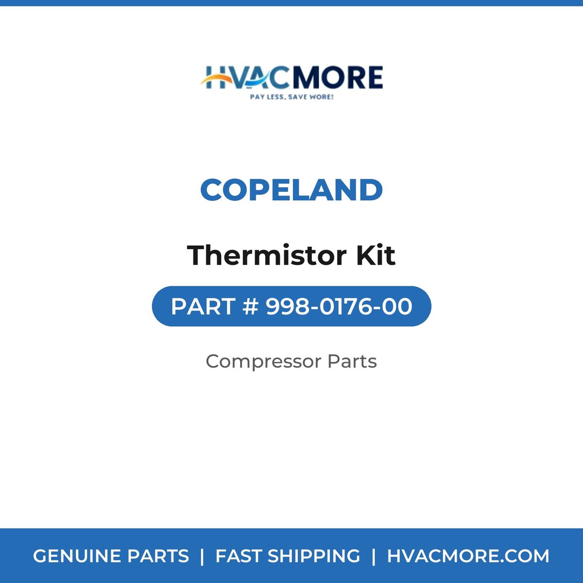 Copeland Thermistor Kit 998-0176-00