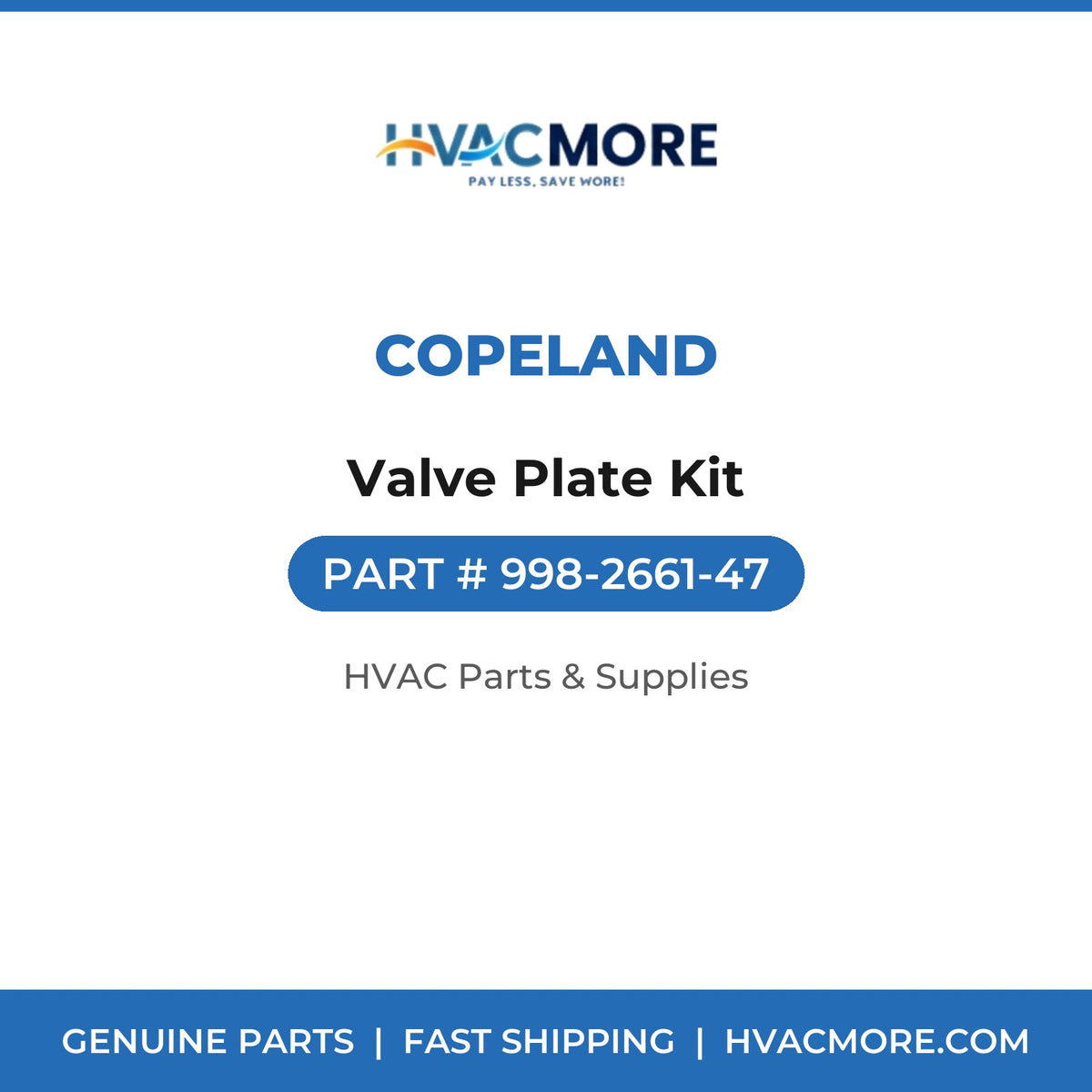 Copeland Valve Plate Kit 998-2661-47