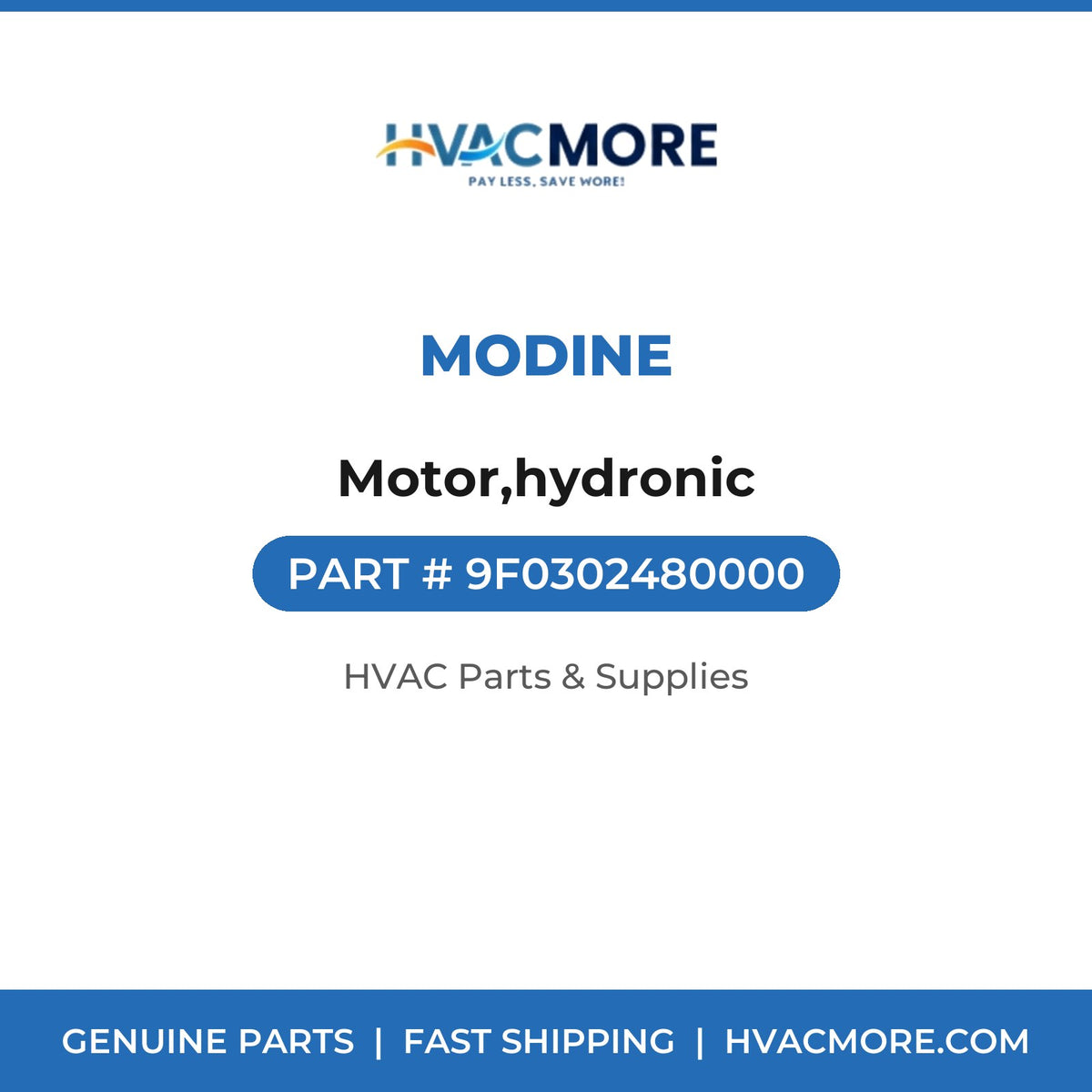 Modine Motor,hydronic 9F0302480000