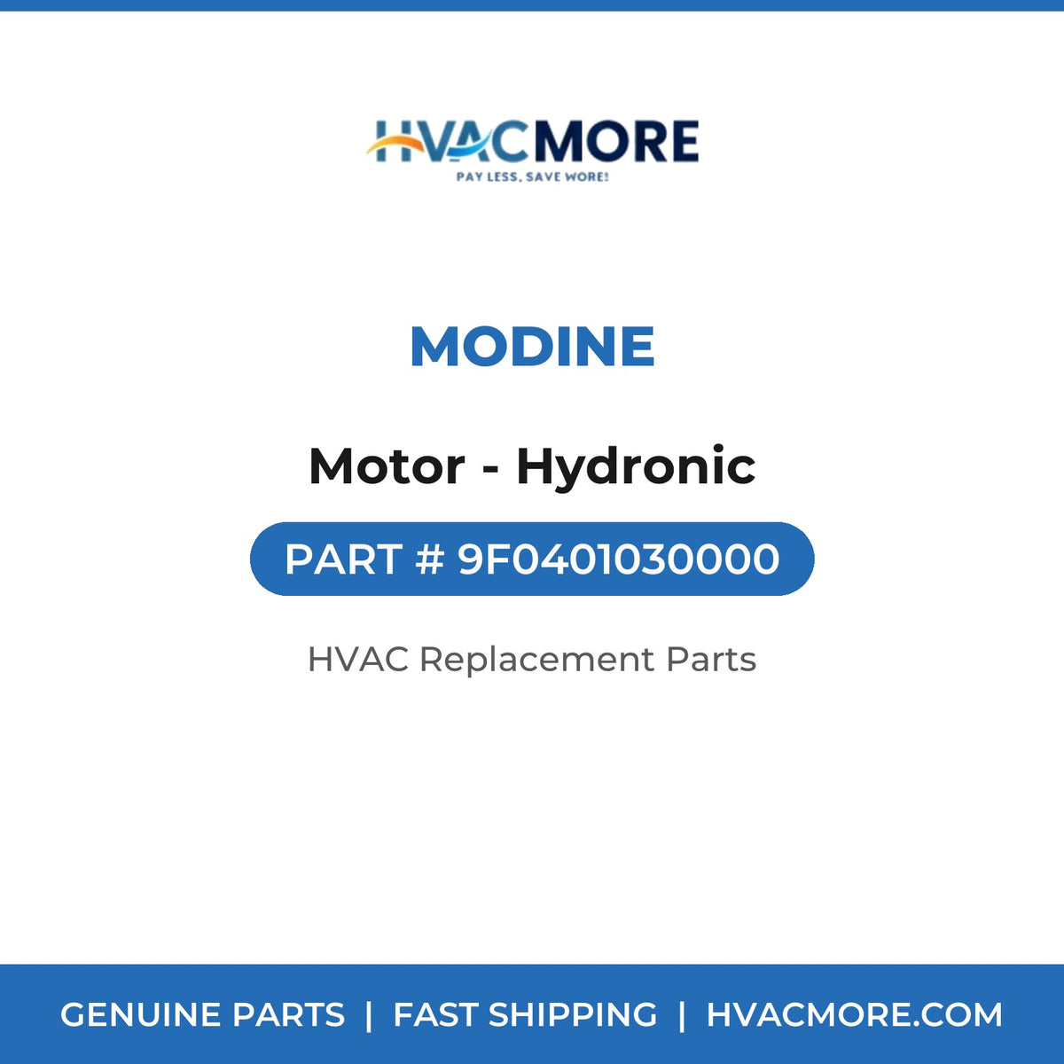 Modine Motor - Hydronic 9F0401030000