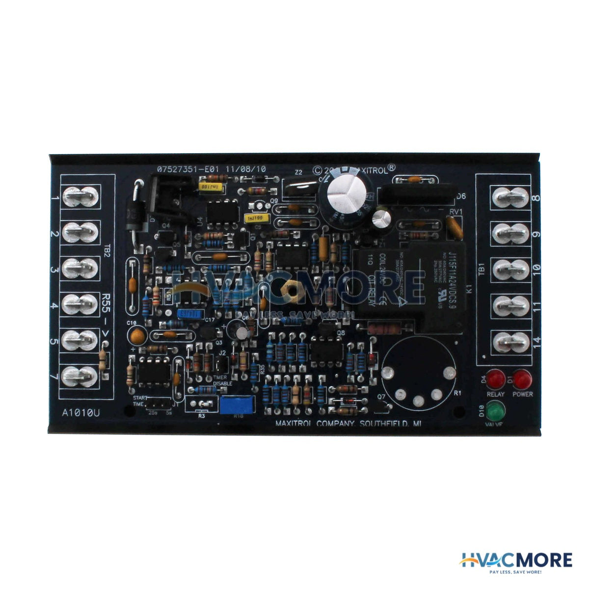 Maxitrol Single High Fire Start Furnace Amplifier A1010U