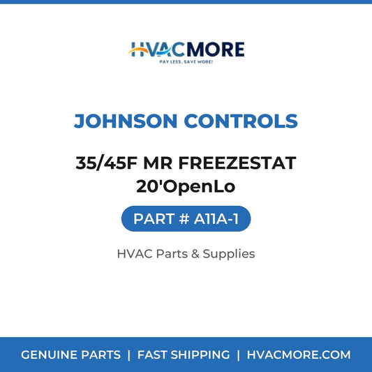 Johnson Controls 35/45F MR FREEZESTAT 20'OpenLo A11A-1