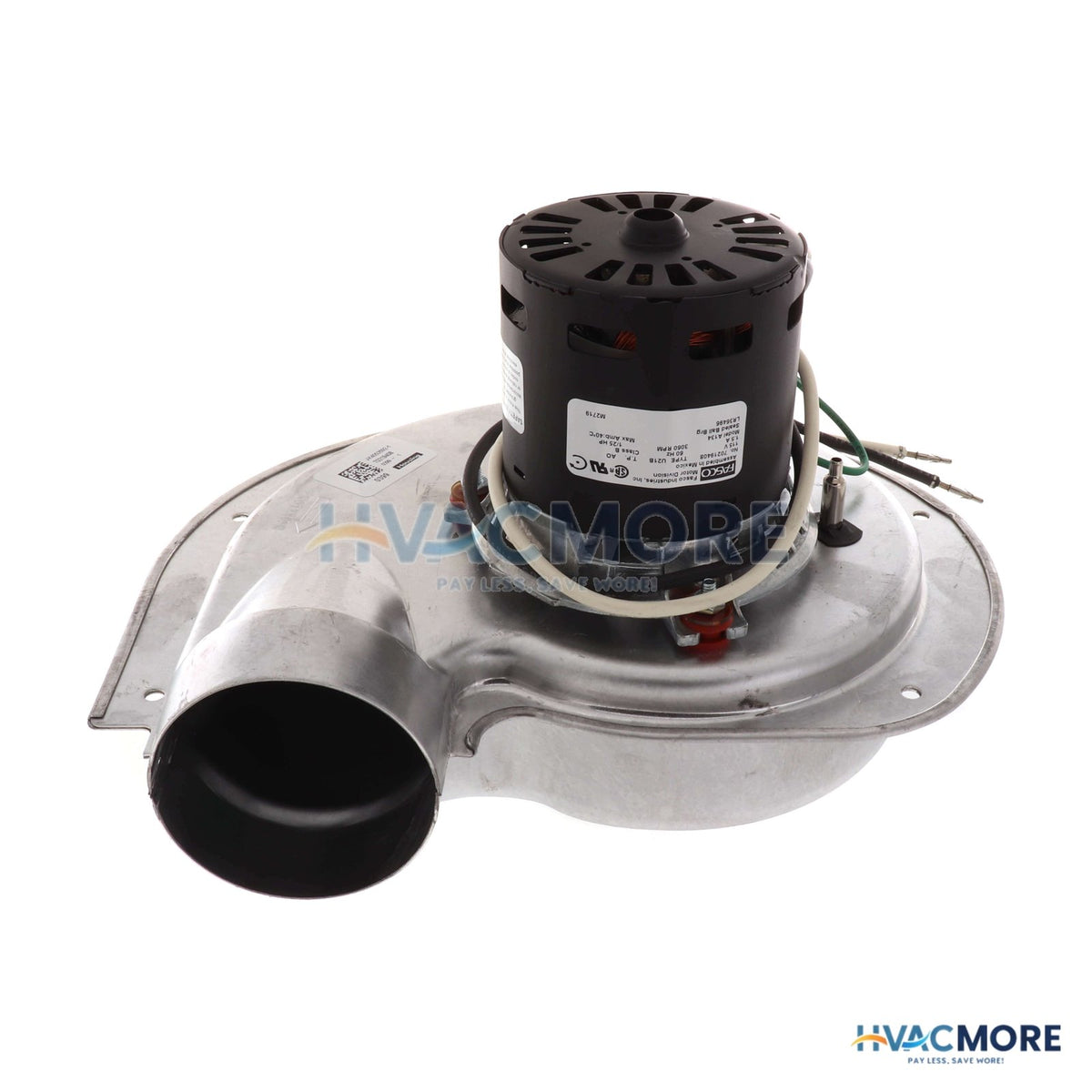 Fasco 1-SPEED 3060 RPM Intercity Draft Inducer Motor (115V) A134