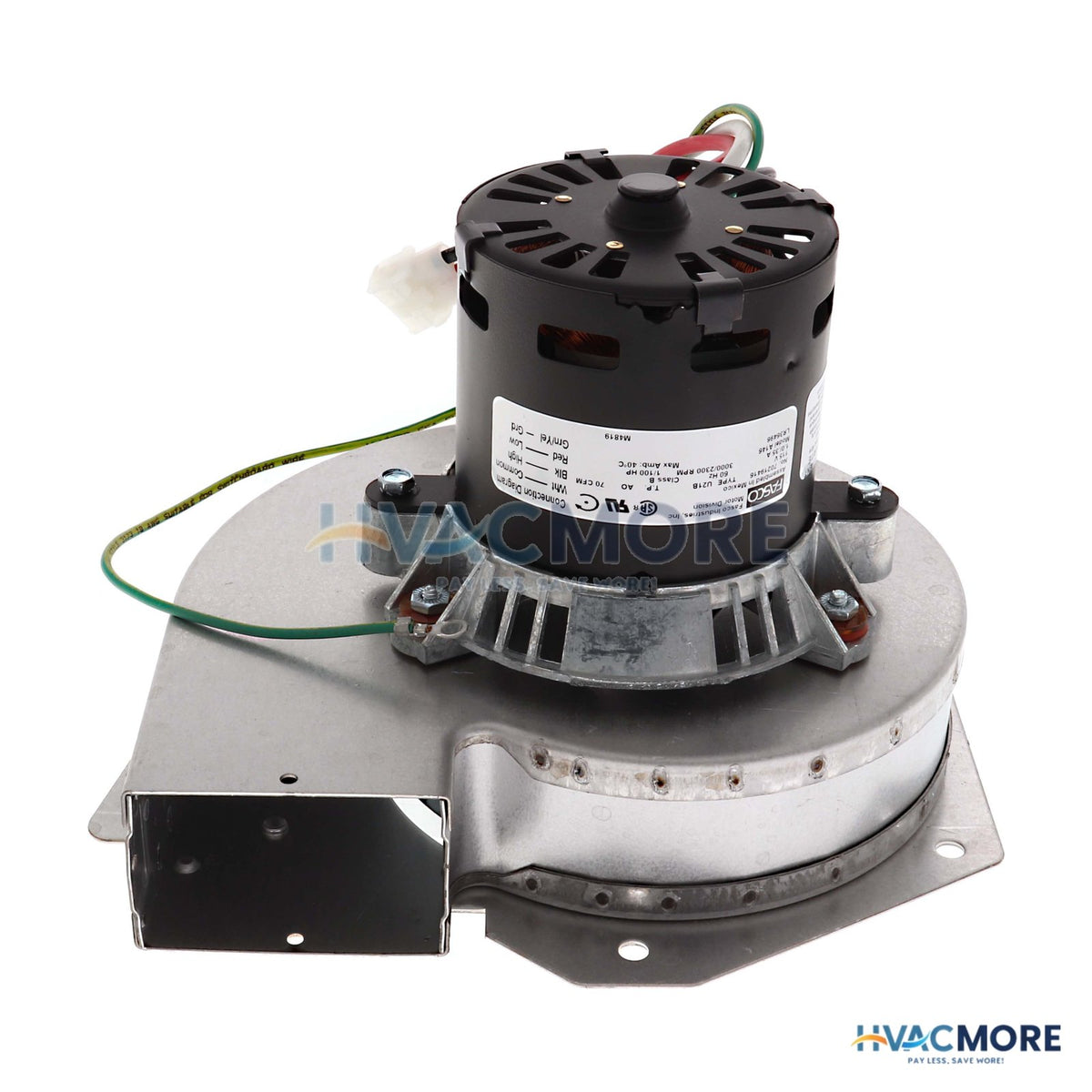 Fasco 2-SPEED 1/100 HP Trane Draft Inducer Motor (120V) A146