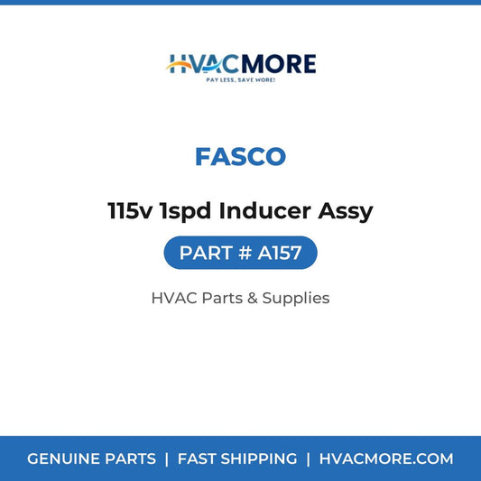 Fasco 115v 1spd Inducer Assy A157