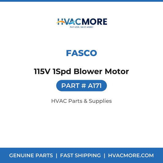 Fasco 115V 1Spd Blower Motor A171