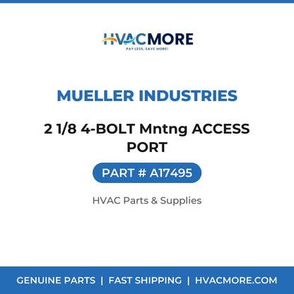 Mueller Industries 2 1/8 4-BOLT Mntng ACCESS PORT A17495