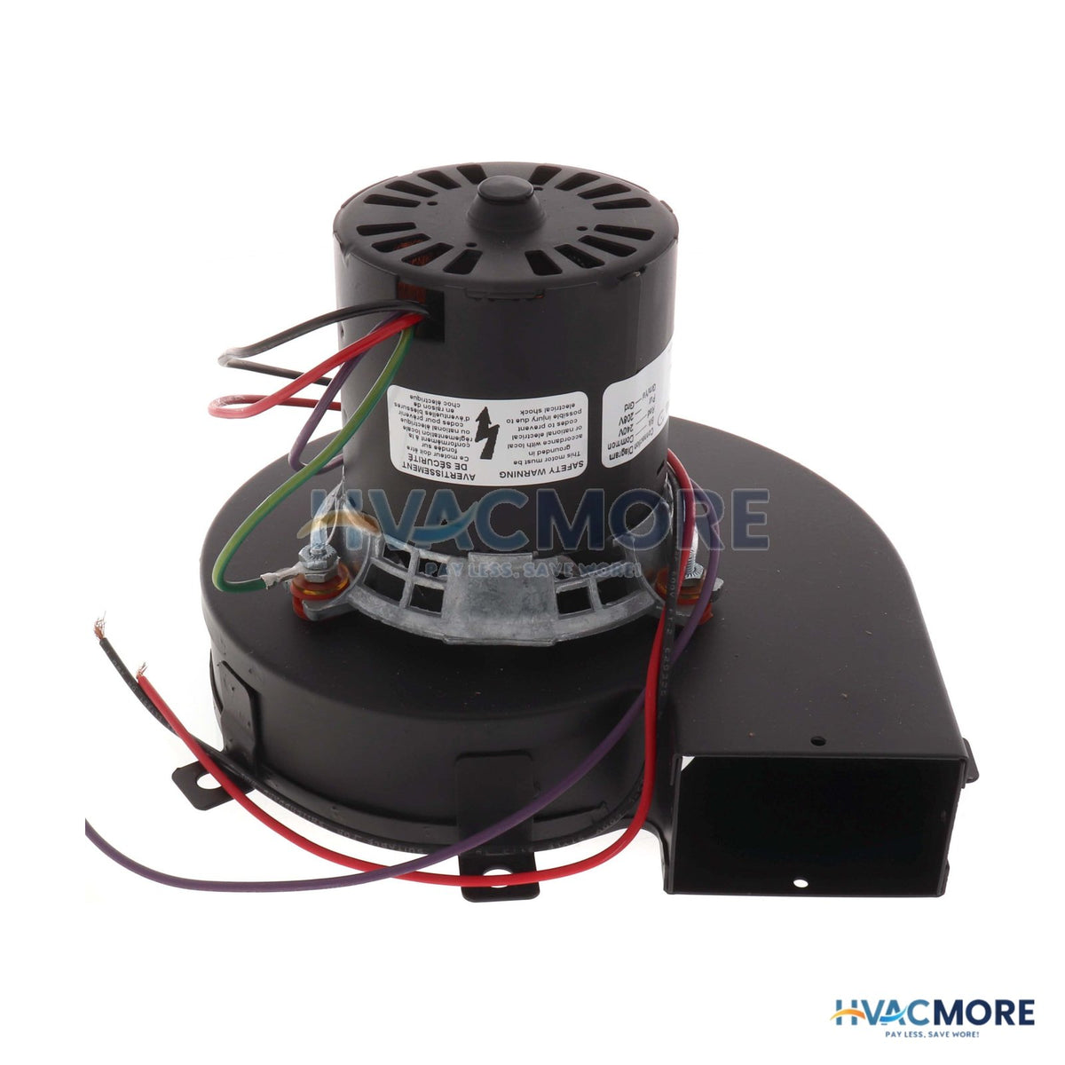 Fasco 2-SPEED 1/35 HP 3480 RPM Trane Inducer Blower Motor (208/240V) A193