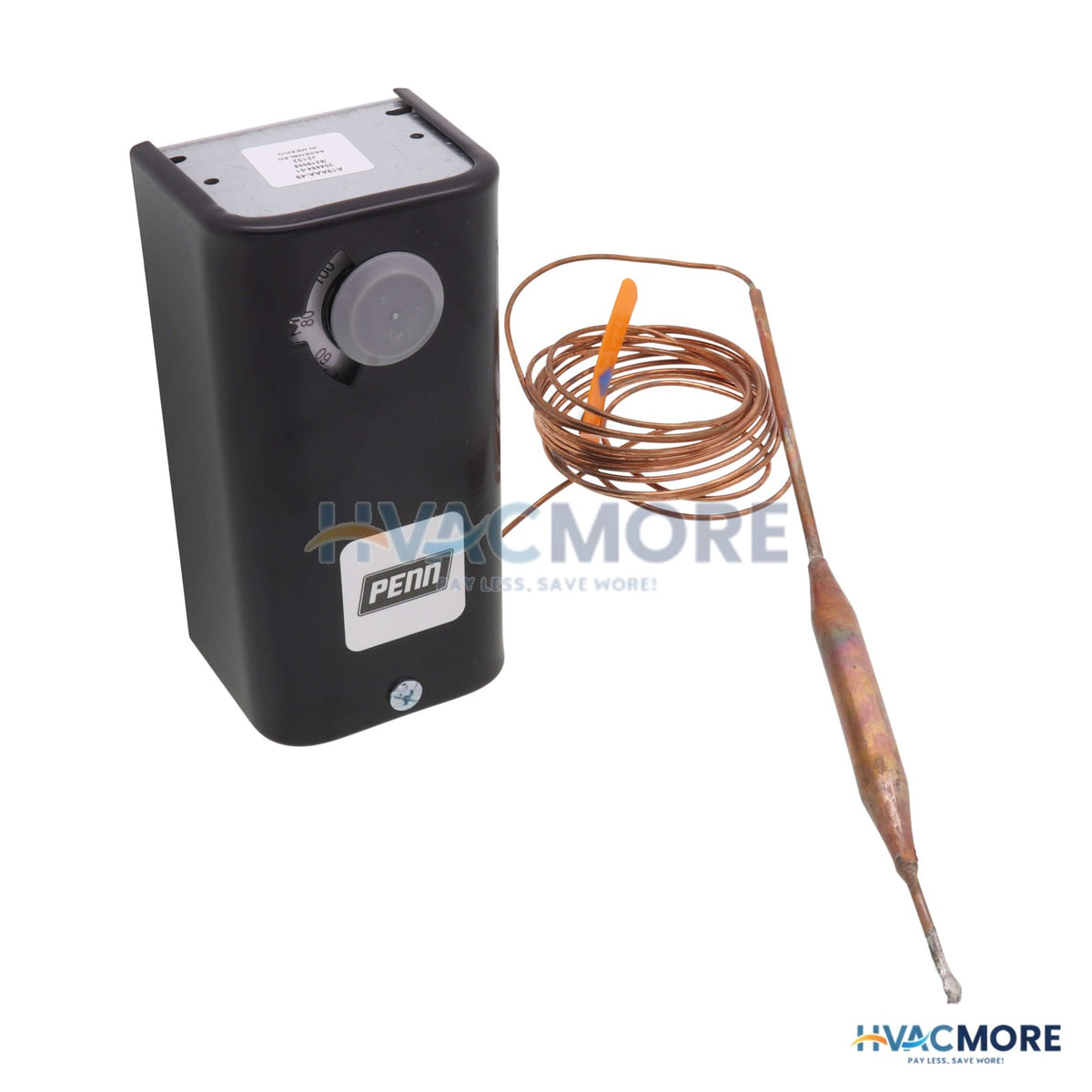 Johnson Controls Utility Temperature Control, SPST Open Low (-30° to 100°F) A19AAA-49