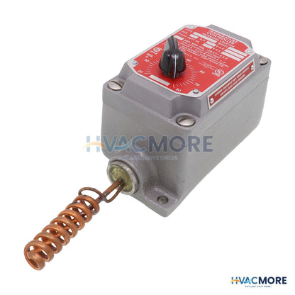 Johnson Controls Coiled Bulb Temp Ctrl for Hazardous Locations W/ Fixed 3.5°F Diff (20 to 80°,F) A19BUC-2