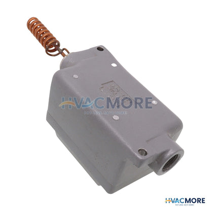 Johnson Controls Coiled Bulb Temp Ctrl for Hazardous Locations W/ Fixed 3.5°F Diff (20 to 80°,F) A19BUC-2