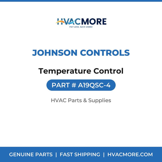 Johnson Controls Temperature Control A19QSC-4