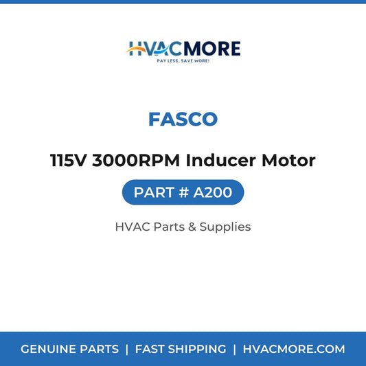 Fasco 115V 3000RPM Inducer Motor A200
