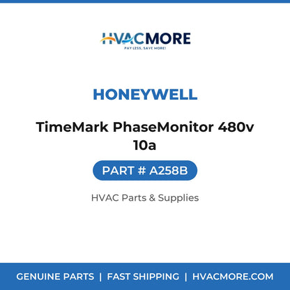 Honeywell TimeMark PhaseMonitor 480v 10a A258B