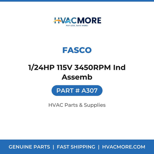 Fasco 1/24HP 115V 3450RPM Ind Assemb A307