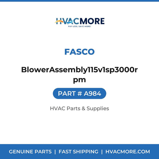 Fasco BlowerAssembly115v1sp3000rpm A984