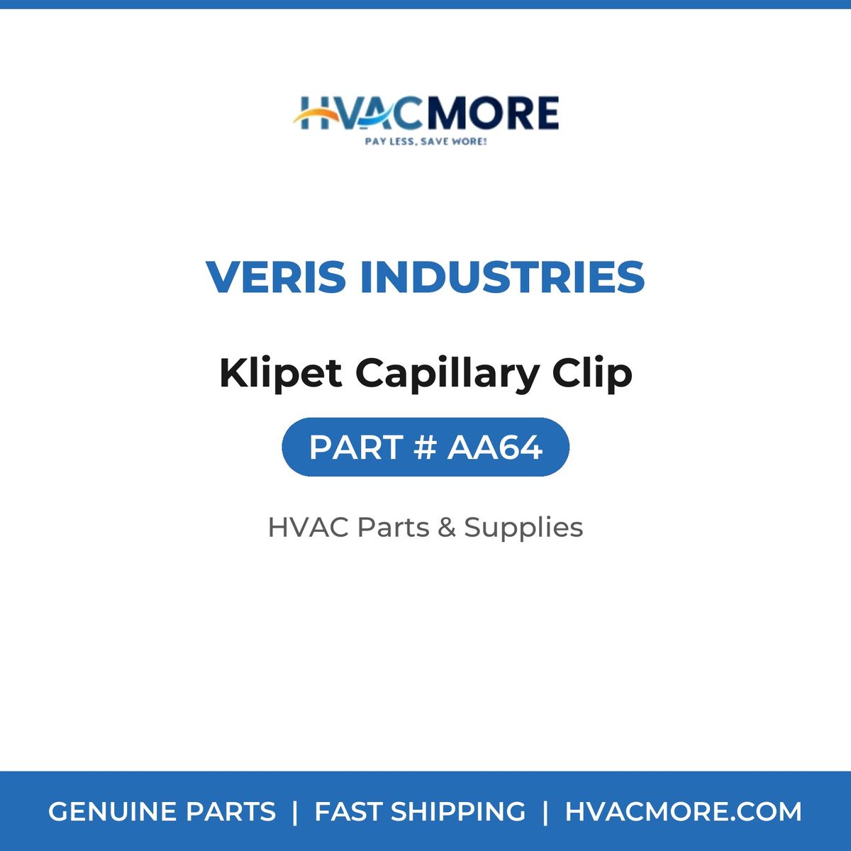 Veris Industries Klipet Capillary Clip AA64