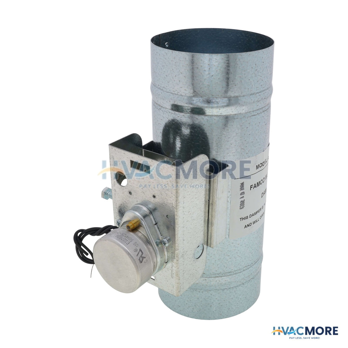 Fantech 4" Normally Closed<br>Shut-off Damper<br>with Motor (24V) ADC4