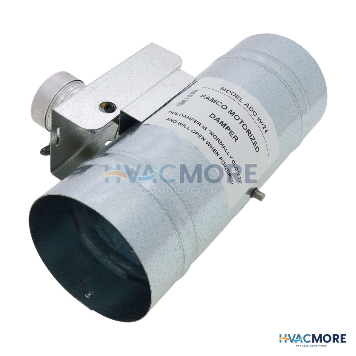 Fantech 4" Normally Closed<br>Shut-off Damper<br>with Motor (24V) ADC4