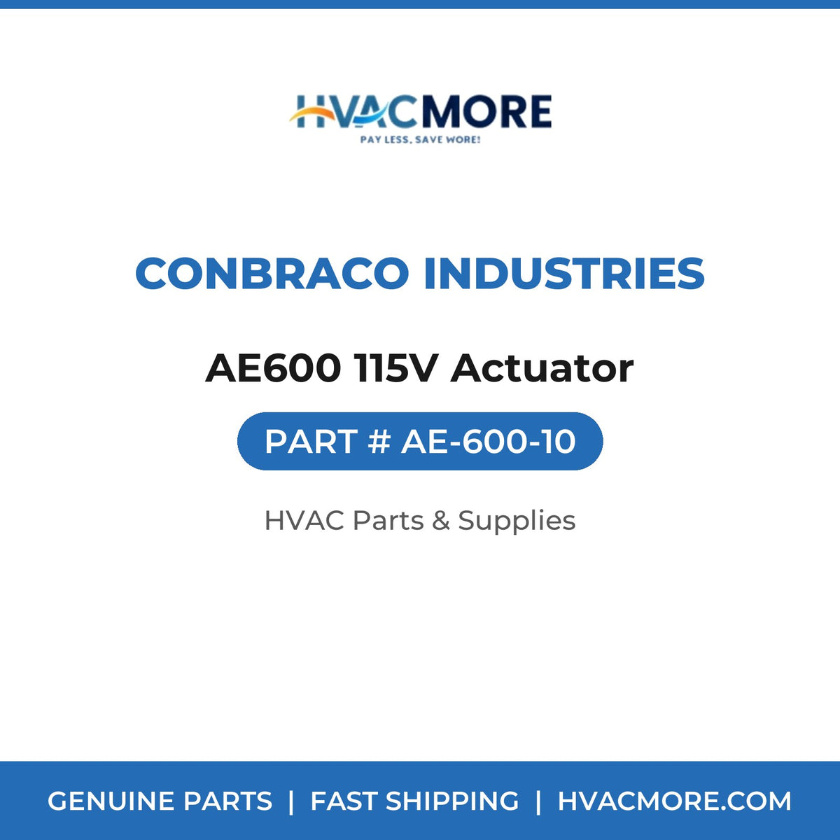 Conbraco Industries AE600 115V Actuator AE-600-10