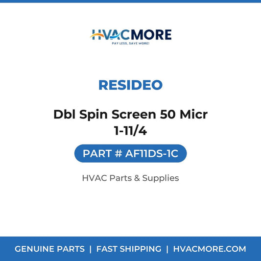 Resideo Dbl Spin Screen 50 Micr 1-11/4 AF11DS-1C