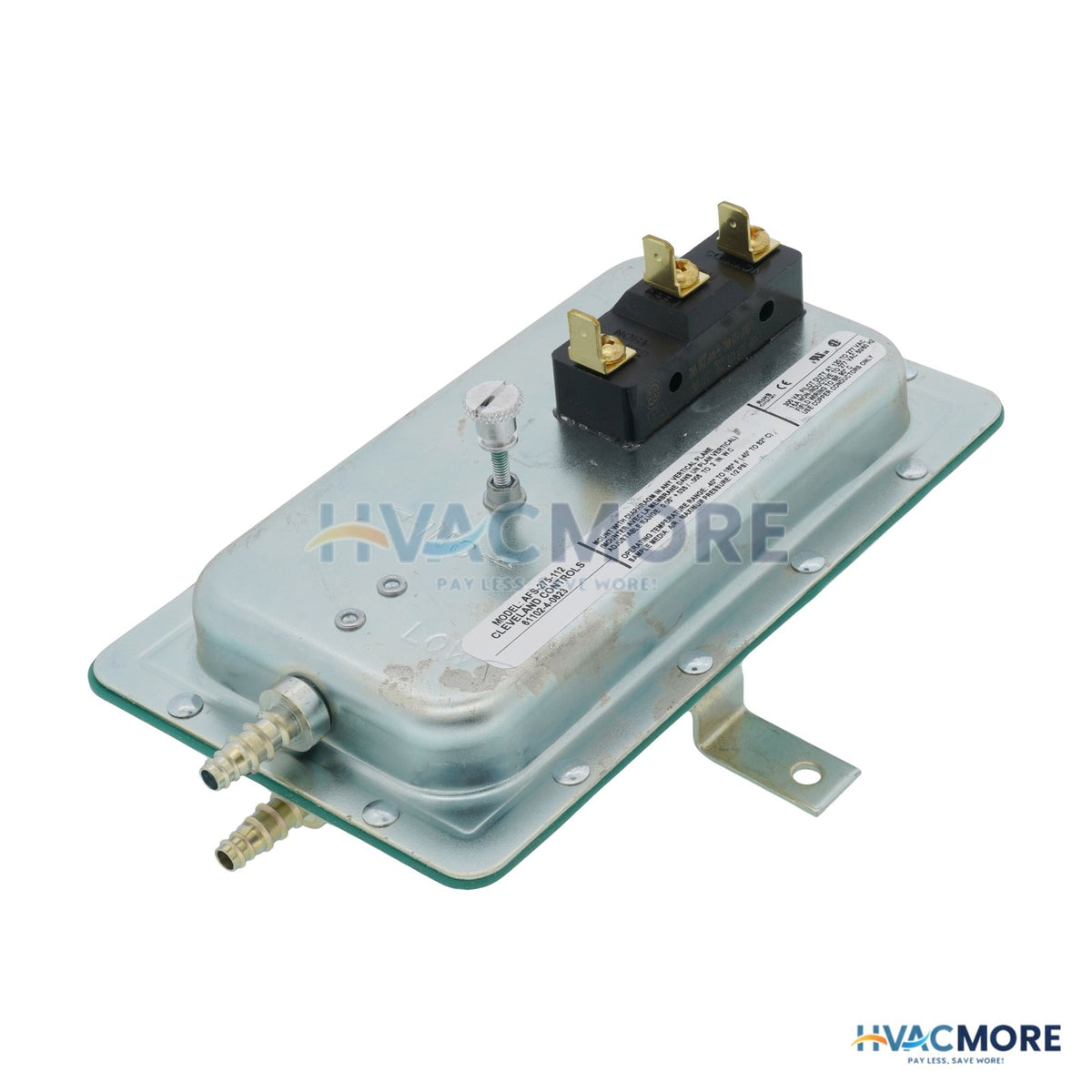 Cleveland Controls SPDT Air Pressure Proving Switch (.05" - 2.0" W.C.) AFS-275-112