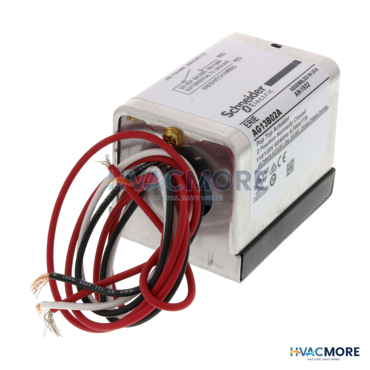 Erie 120V Normally Closed Actuator W/ End Switch AG13B02A