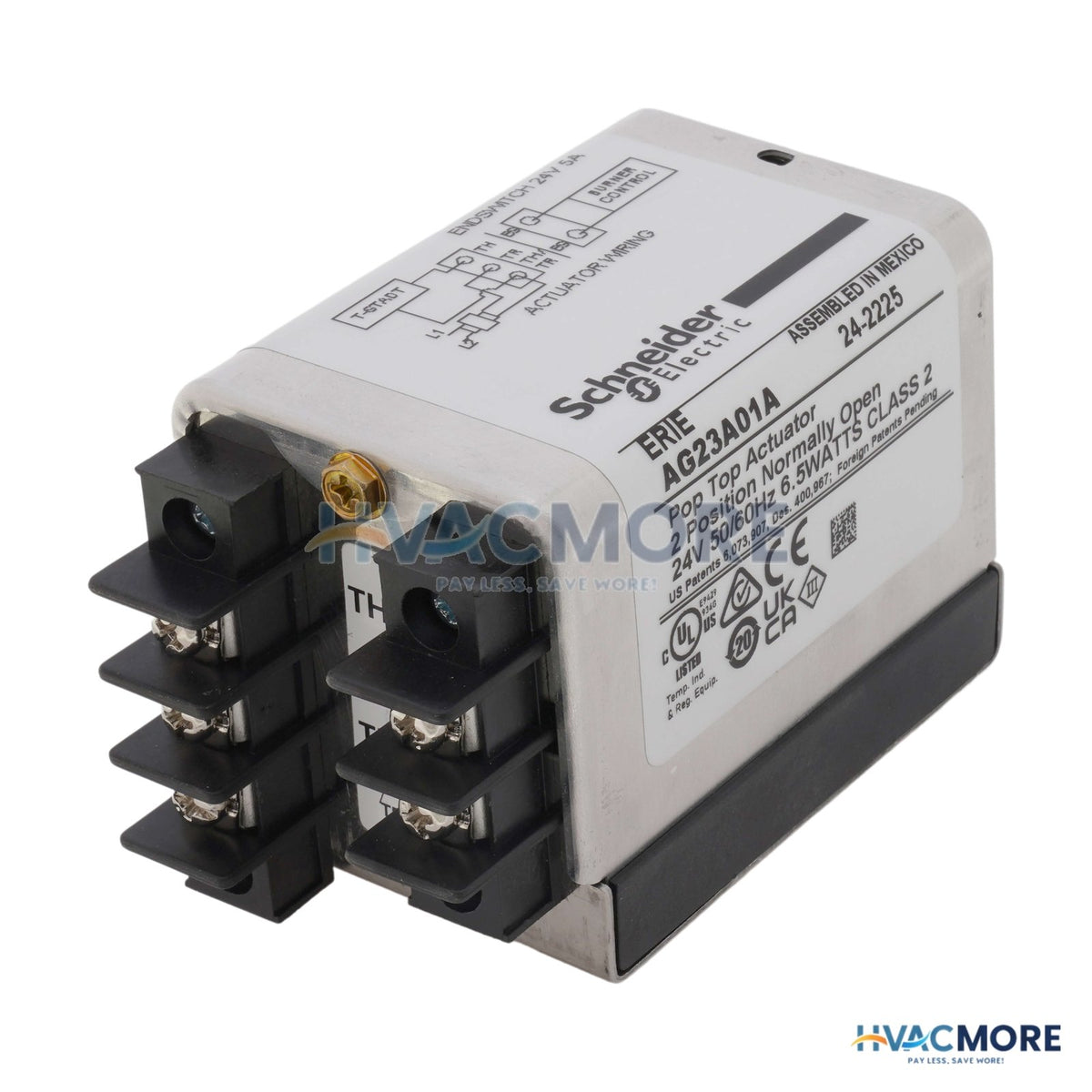 Erie 24V Normally Open Actuator W/ Terminal Block & End Switch AG23A01A