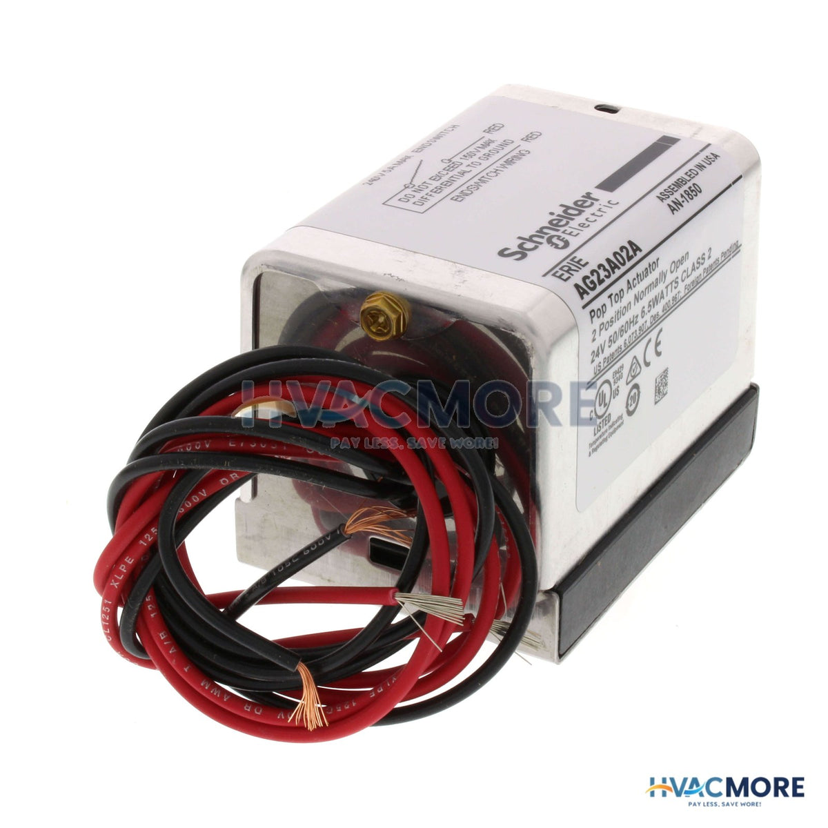 Erie 24V Normally Open Actuator W/ 18" Leads & End Switch AG23A02A