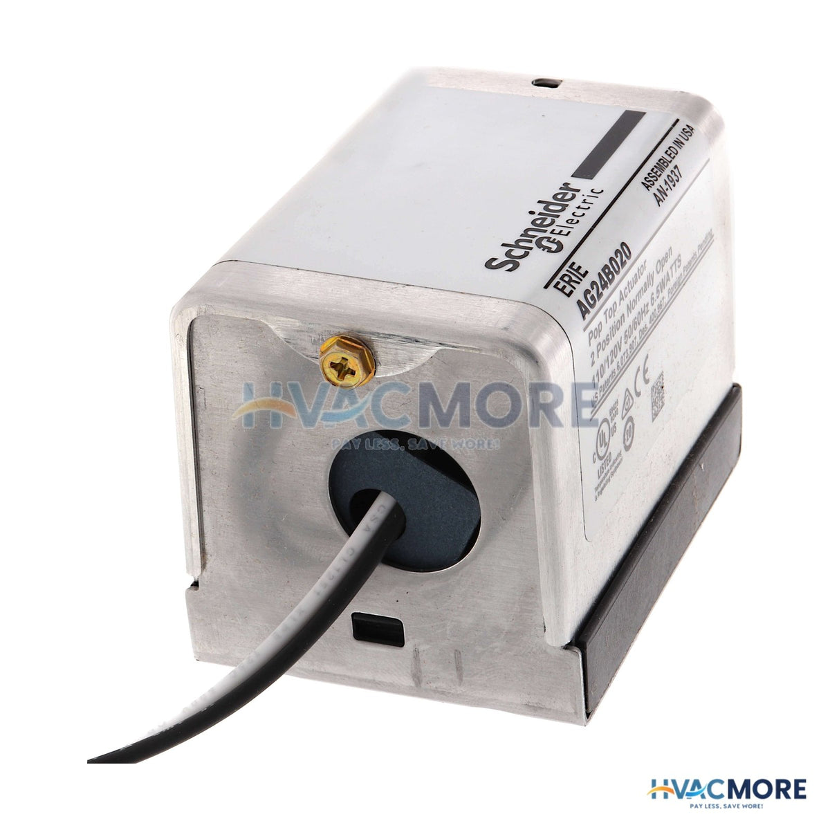 Erie 120V Normally Open High Temp Power Head Actuator W/ 18" Leads AG24B020
