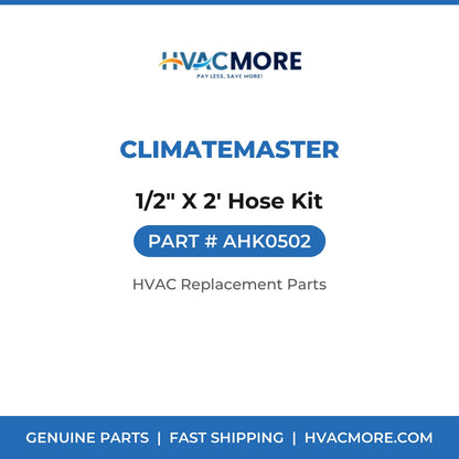 ClimateMaster 1/2" X 2' Hose Kit AHK0502