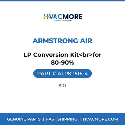 Armstrong Air LP Conversion Kit<br>for 80-90% ALPKT516-4