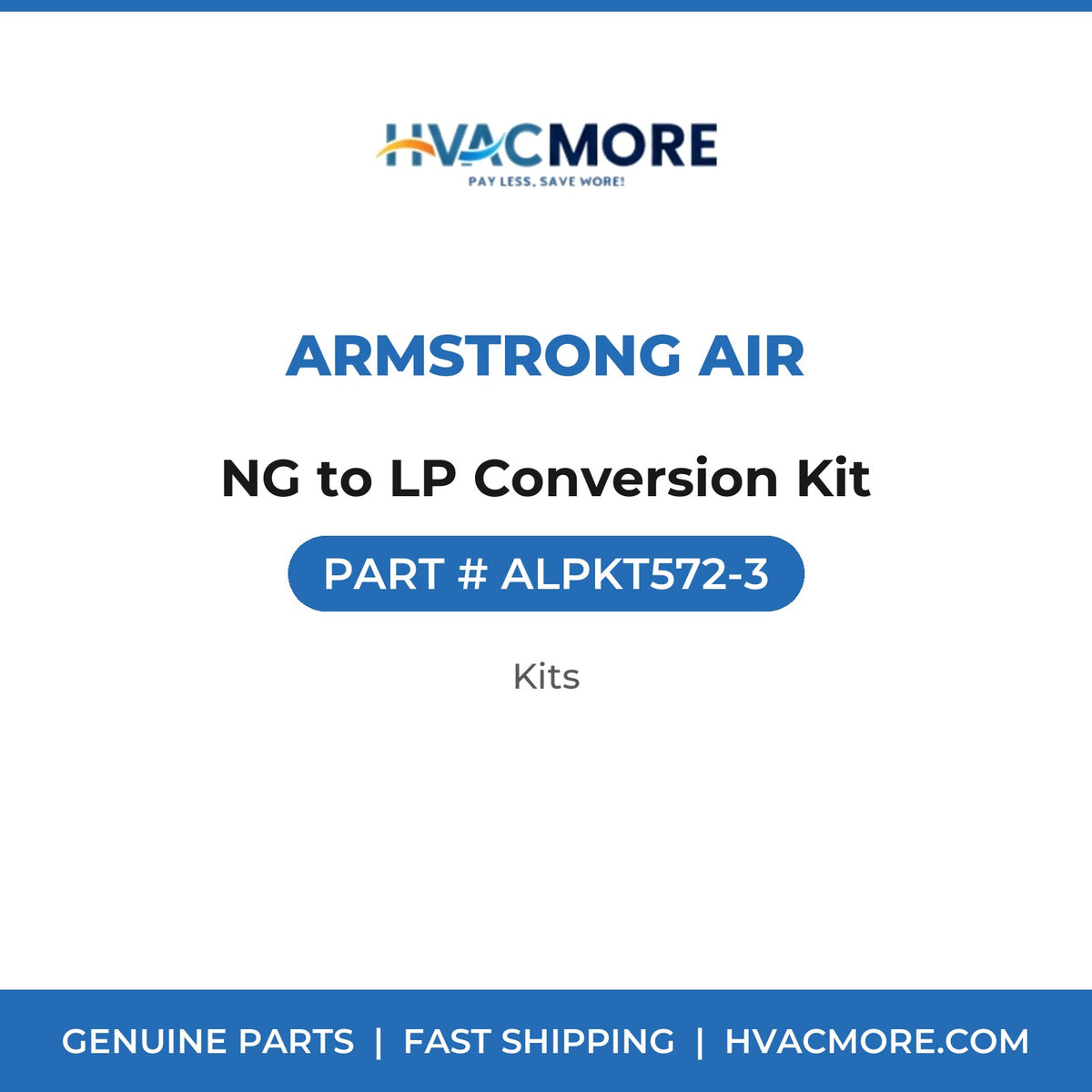 Armstrong Air NG to LP Conversion Kit ALPKT572-3